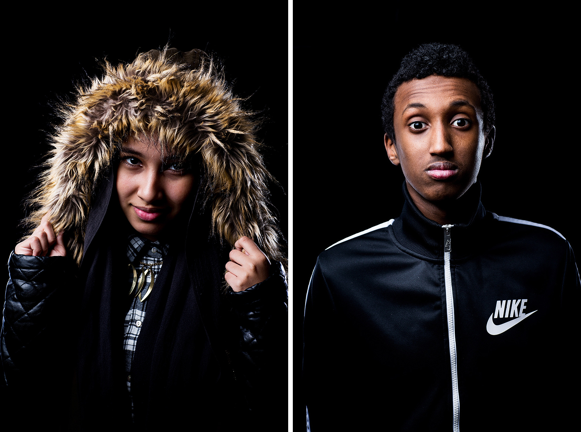 Portraits for the project Mentor: Mitt framtida boende for JM by Oskar Allerby