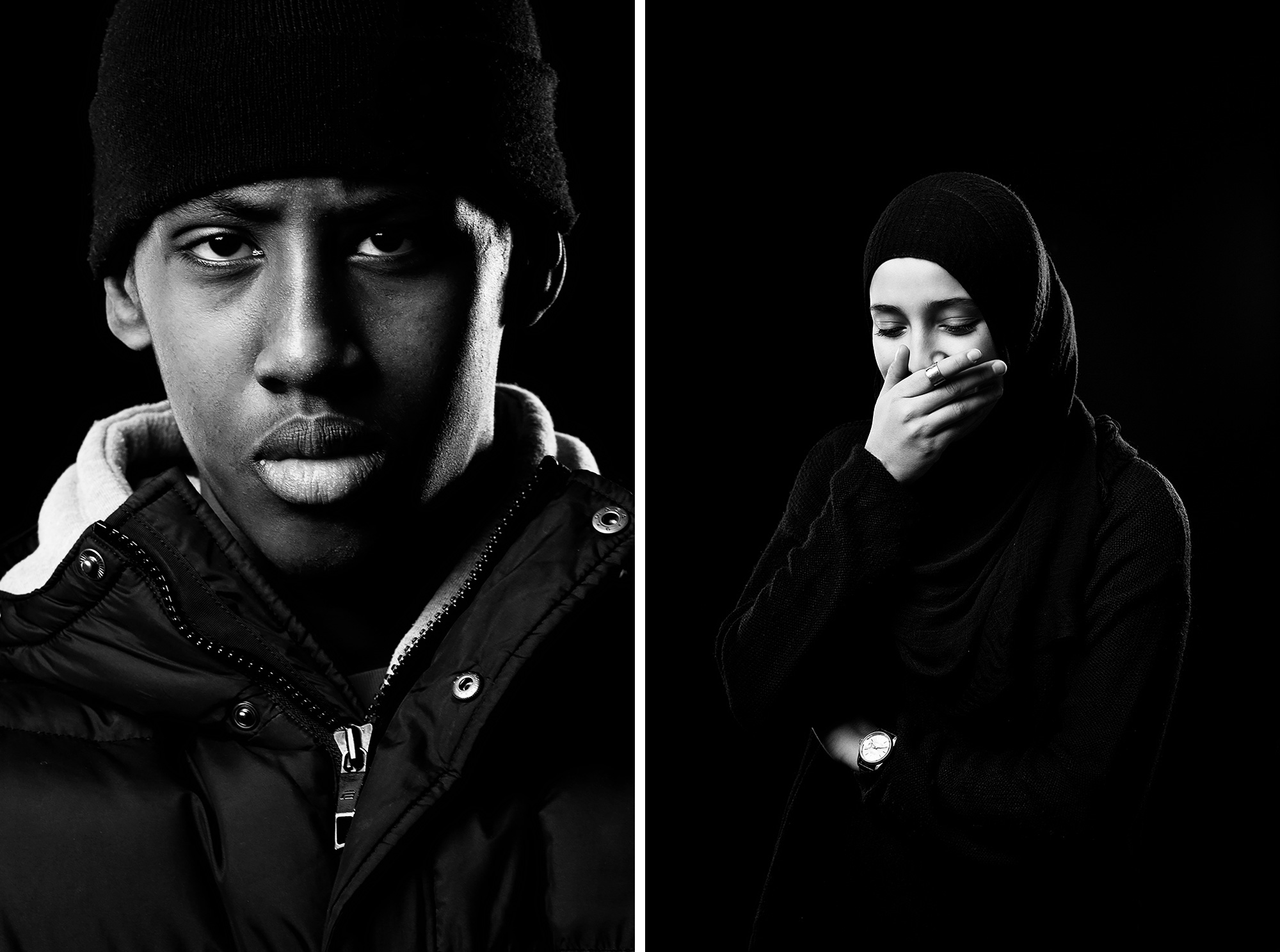 Portraits for the project Mentor: Mitt framtida boende for JM by Oskar Allerby